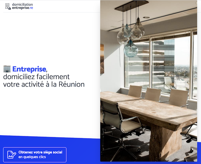 Photo du site Domiciliation Entreprise